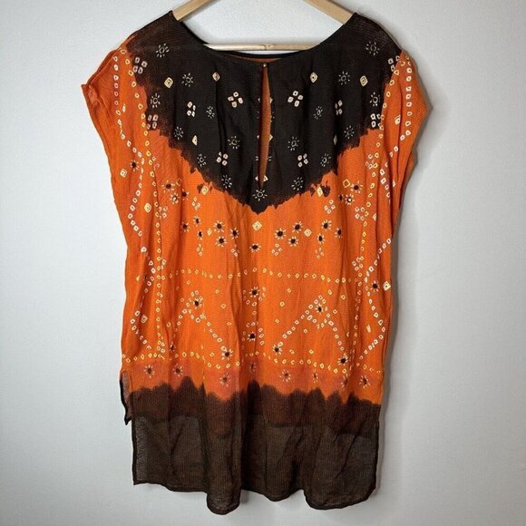 Orange and Brown Women's Top - Picture 11 of 15